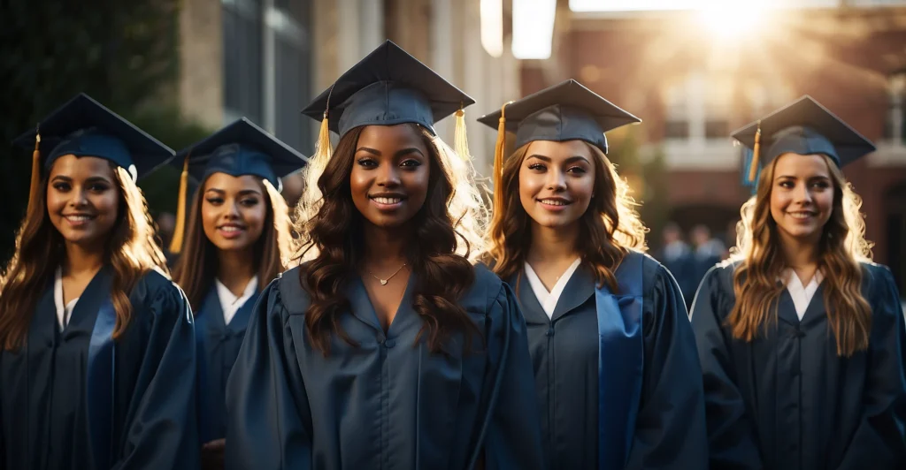 Imagem representando estratégias inovadoras e sucesso na captação de alunos em instituições de ensino